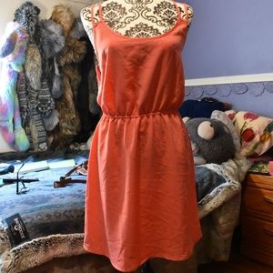 NWT Forever 21 Coral/Peach summer dress Large